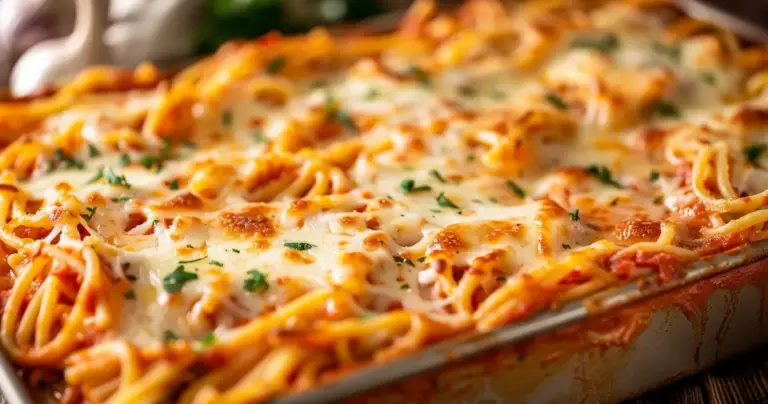 Baked Spaghetti Recipe from BellRecipes