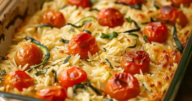 Baked Vegan Orzo Recipe