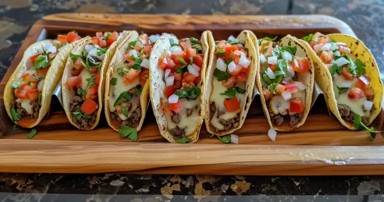 Beef and Bean Tiny Tacos Recipe