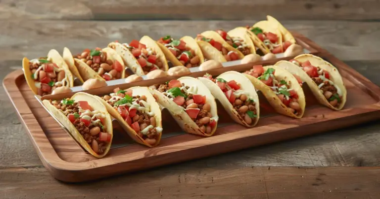 Beef and Bean Tiny Tacos Recipe