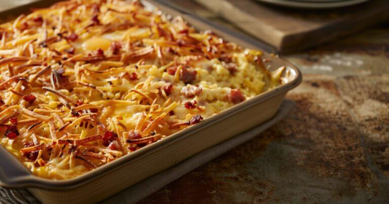 Best Breakfast Casserole (Hash Browns & Eggs)