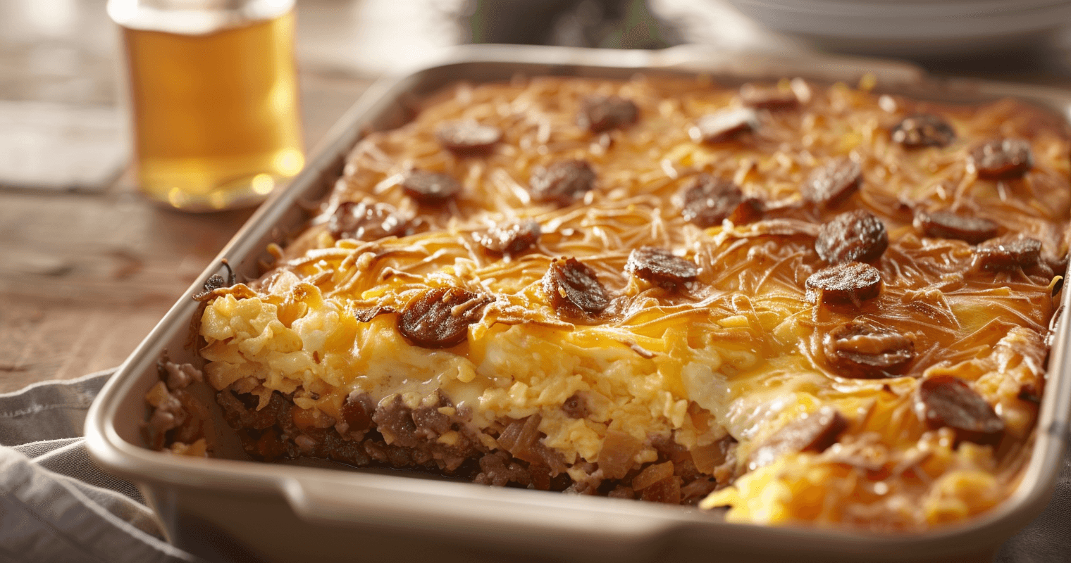 Best Breakfast Casserole (Hash Browns & Eggs)