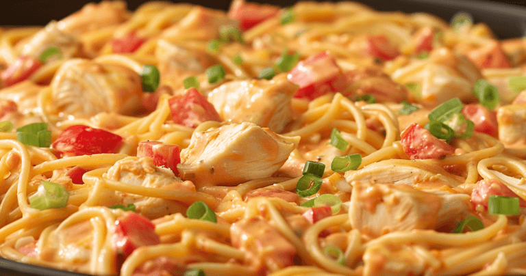 Chicken Spaghetti with Rotel