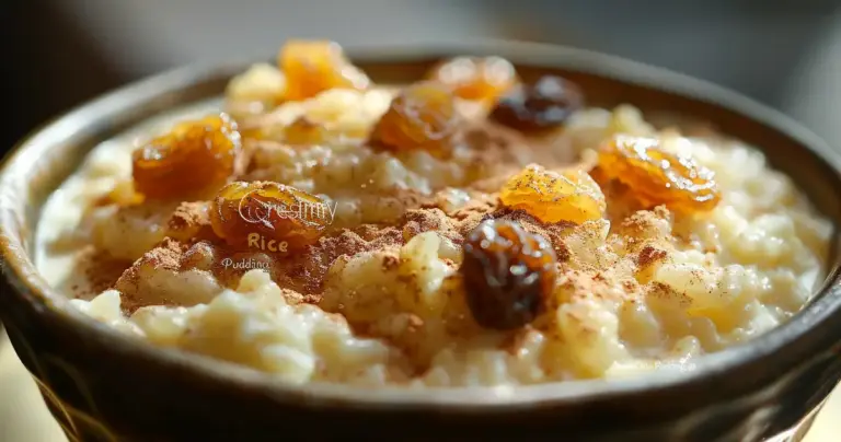 Creamy Rice Pudding