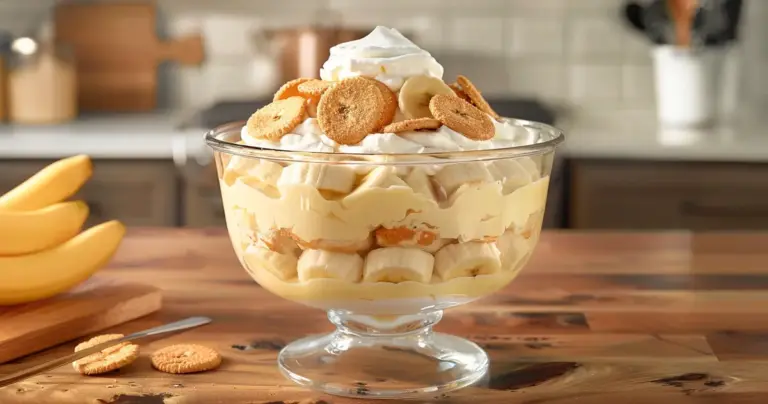 Homemade Banana Pudding - Velvety Classic Dessert