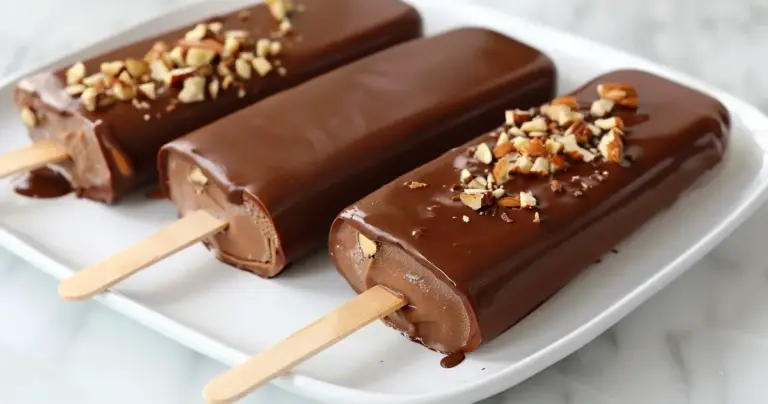 Homemade Eskimo Pie Popsicles - Nostalgic Summer Treat