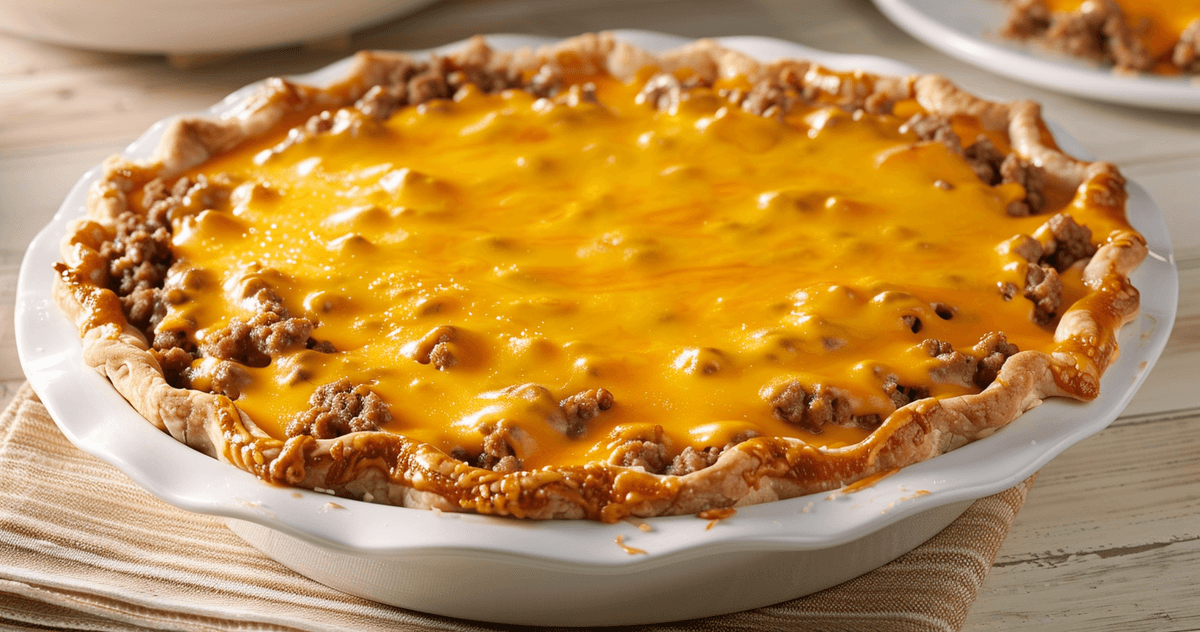 Impossibly Easy Cheeseburger Pie