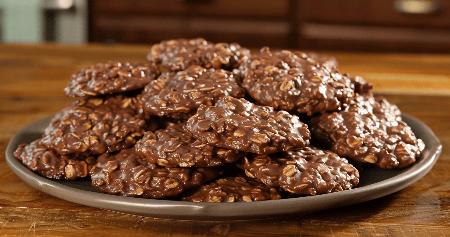 No-Bake Chocolate Oatmeal Cookies