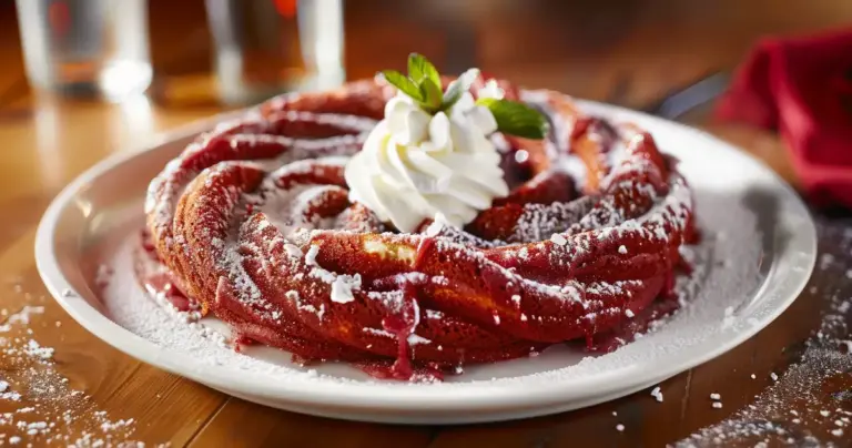 Red Velvet Funnel Cake Recipe - Easy & Decadent Treat