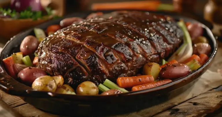 Slow Cooker Eye of Round Roast With Vegetables