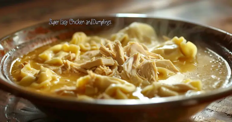 Super Easy Chicken and Dumplings