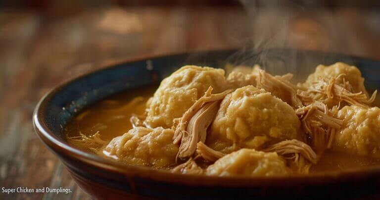 Super Easy Chicken and Dumplings