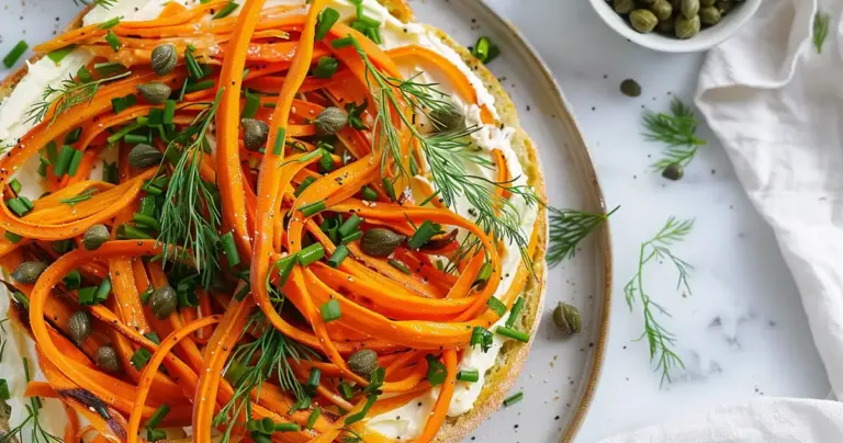 Vegan Carrot Lox: Tasty Plant-Based Bagel Topping