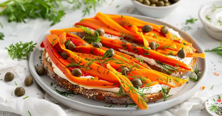 Vegan Carrot Lox: Tasty Plant-Based Bagel Topping