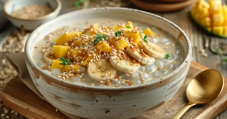 Vegan Vietnamese Sweet Soup - Creamy Tropical Dessert