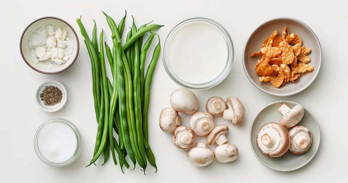 Green Bean Casserole recipe ingredients