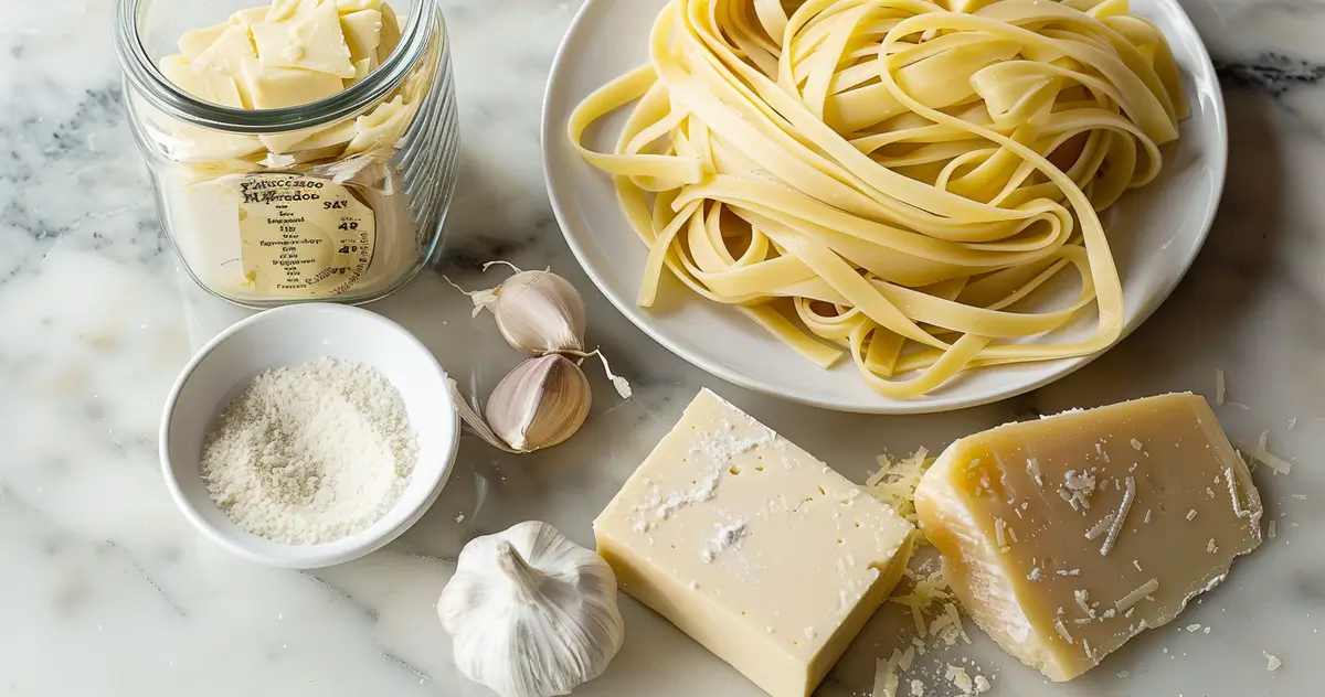 To Die For Fettuccine Alfredo recipe ingredients