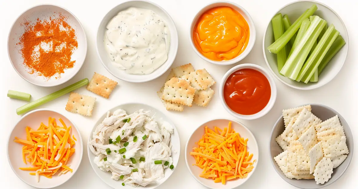 Buffalo Chicken Dip recipe ingredients