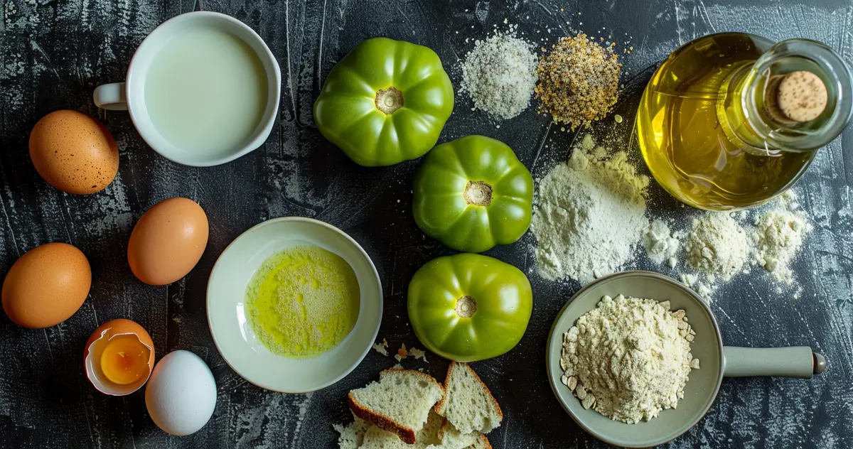 Best Fried Green Tomatoes recipe ingredients