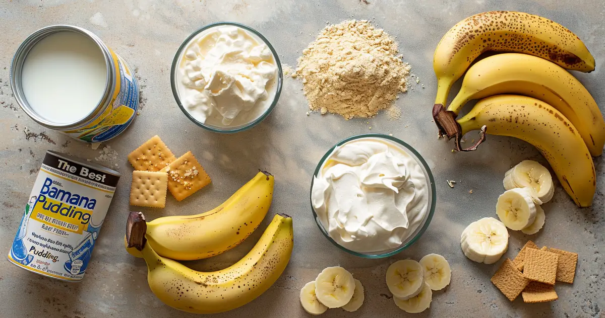 The Best Banana Pudding recipe ingredients