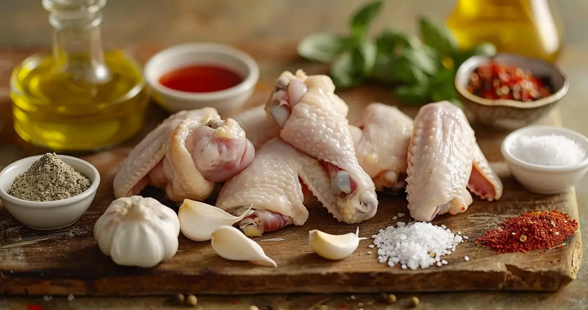 Baked Chicken Wings recipe ingredients