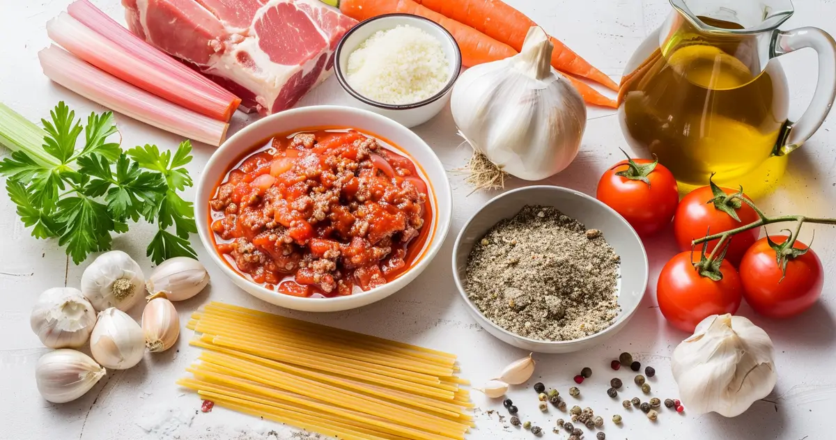 Bolognese Sauce recipe ingredients