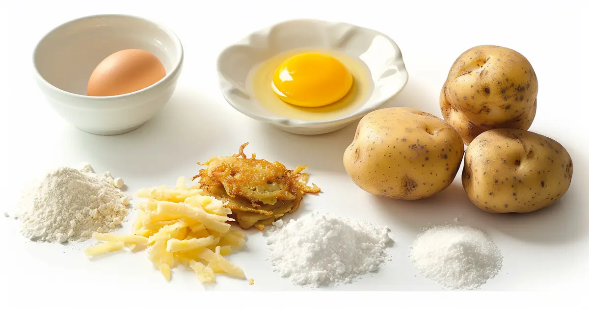 Potato Latkes recipe ingredients