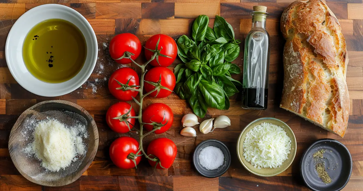 Balsamic Bruschetta recipe ingredients