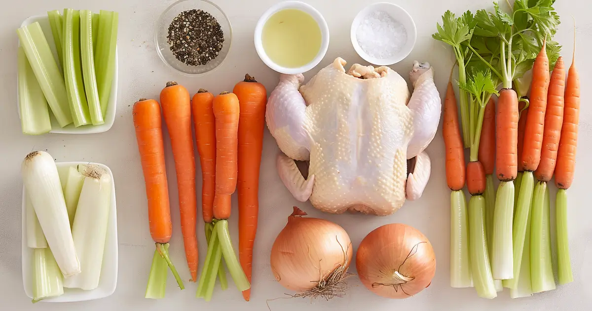 Homemade Chicken Soup recipe ingredients