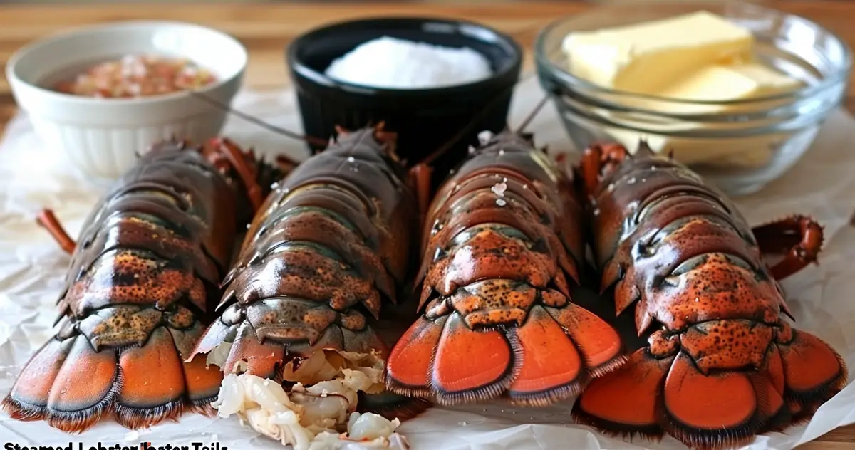 Steamed Lobster Tails recipe ingredients