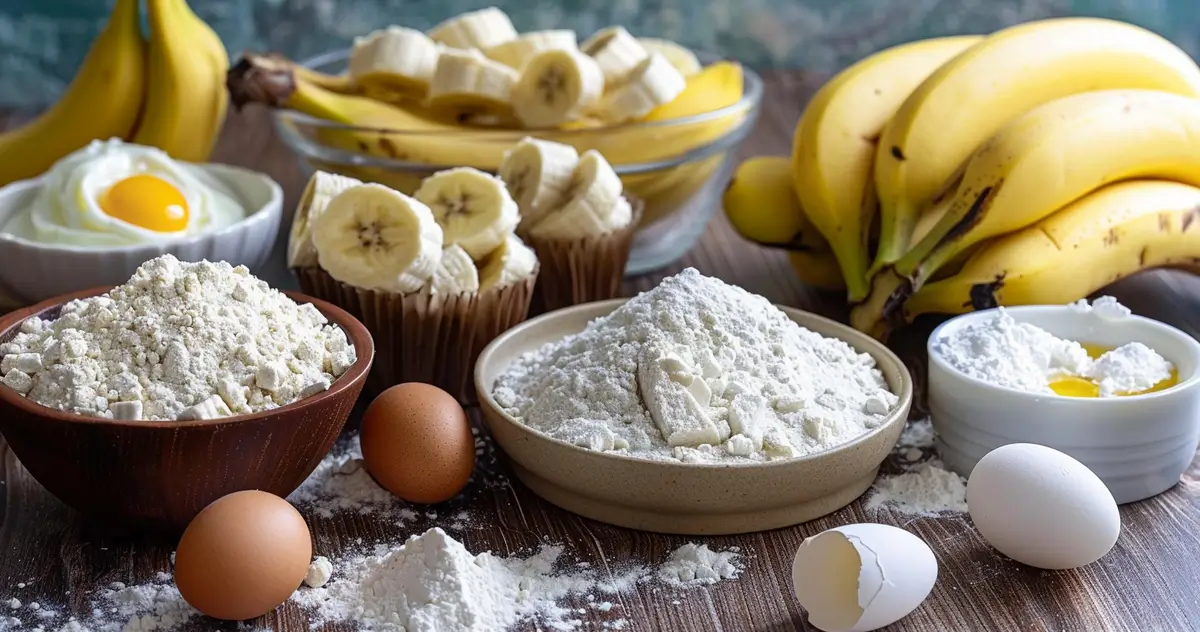 Banana Muffins recipe ingredients