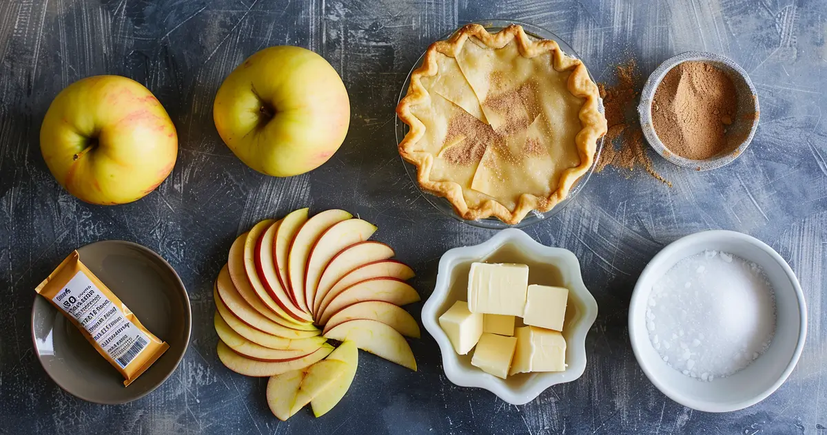 Easy Apple Pie recipe ingredients