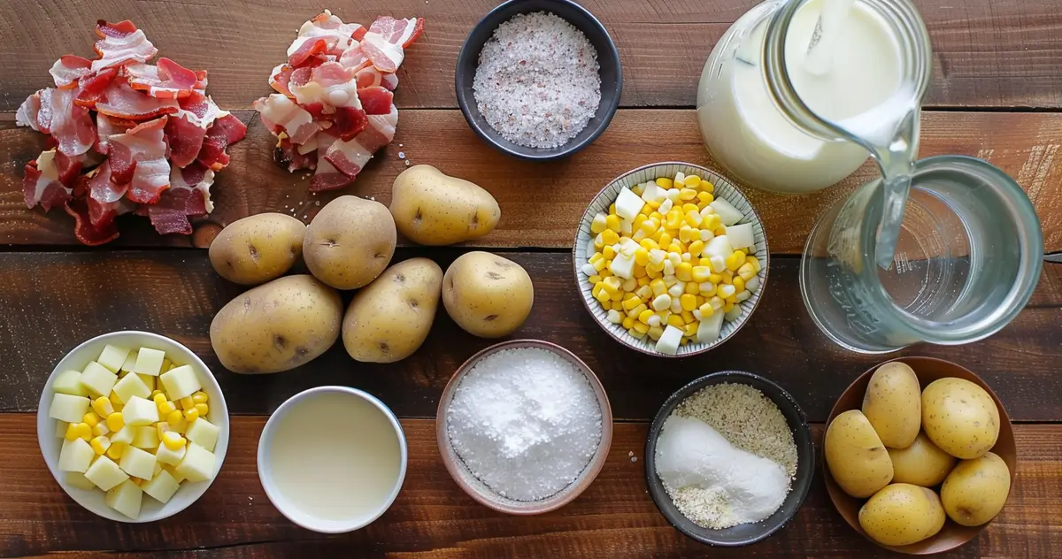 Grandma’s Corn Chowder recipe ingredients