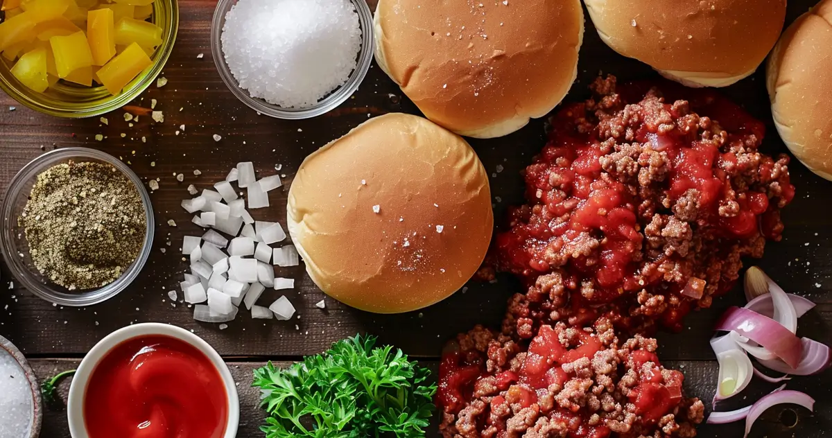 Sloppy Joes recipe ingredients