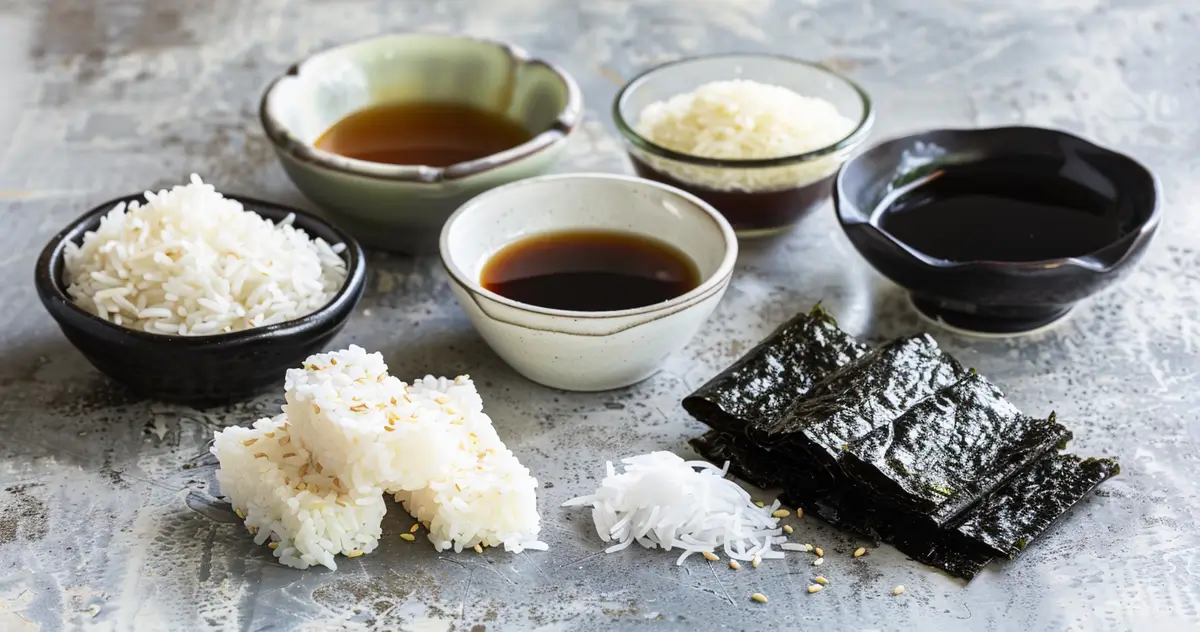 Spam Musubi recipe ingredients