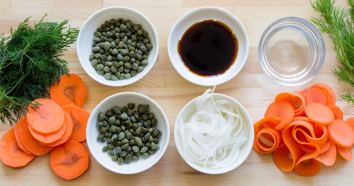 Vegan Carrot Lox: Tasty Plant-Based Bagel Topping recipe ingredients