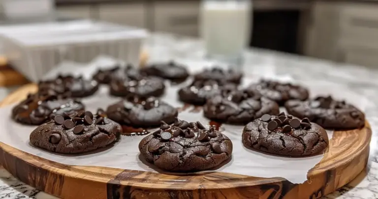 Brownie box mix with bananas cookies