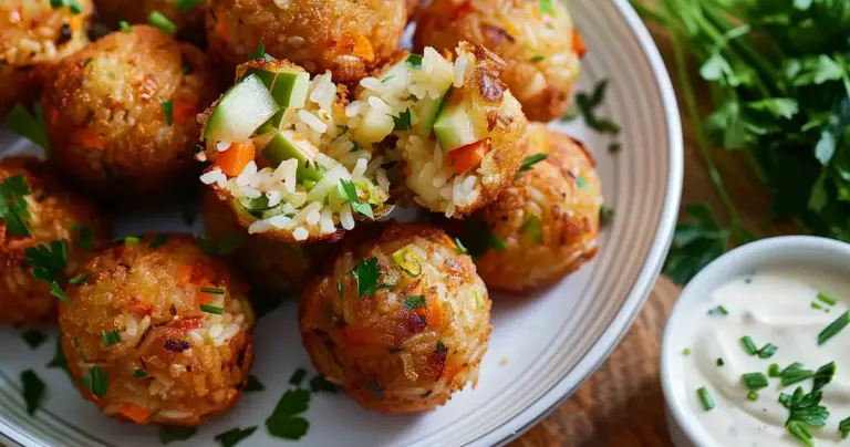 Curry apple and deep fried rice