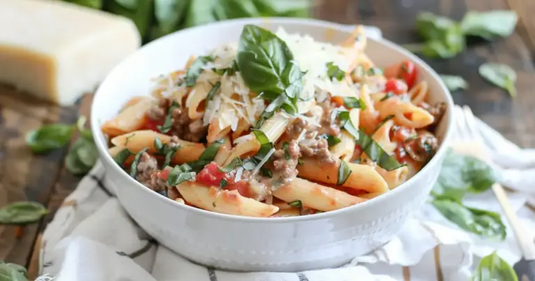 One pot meal for large family pasta