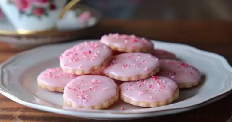 Strawberry Shortbread Cookies - Sweet & Buttery Delight