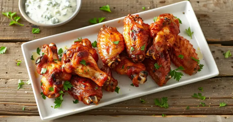 fried chicken wings using italian salad dressing recipe