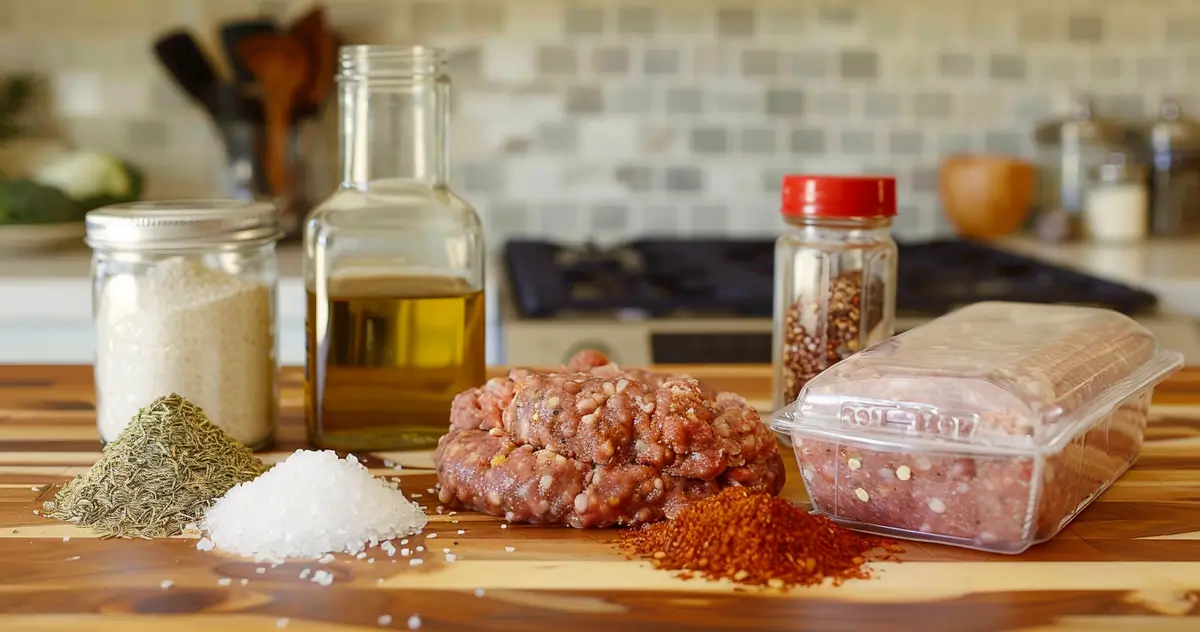 Roma sausage hot Italian recipe ingredients