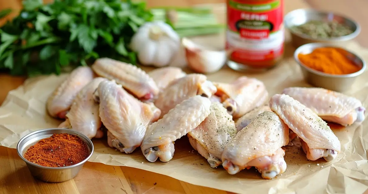 Fried chicken wings using italian salad dressing recipe recipe ingredients